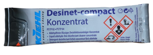 Desinet Compact - Detergent dezinfectant lichid concentrat fara aldehide Kiehl 25 ml